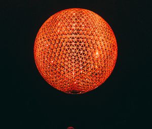 Preview wallpaper ball, chandelier, light, dark