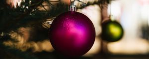 Preview wallpaper ball, christmas, new year, decoration