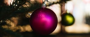 Preview wallpaper ball, christmas, new year, decoration