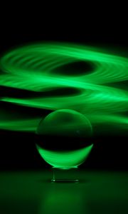 Preview wallpaper ball, dark, abstraction