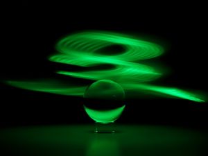 Preview wallpaper ball, dark, abstraction
