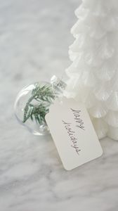 Preview wallpaper ball, decoration, inscription, holidays