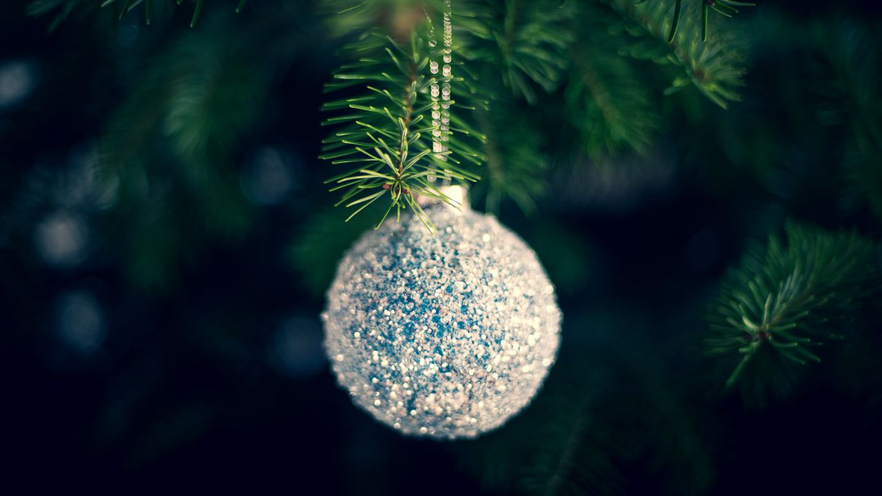 Wallpaper ball, decoration, tree, new year, christmas