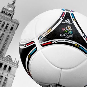 Preview wallpaper ball, football, euro 2012, championship, tower