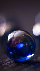 Preview wallpaper ball, glare, blur, bokeh