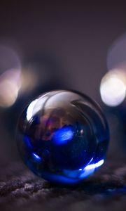 Preview wallpaper ball, glare, blur, bokeh