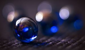 Preview wallpaper ball, glare, blur, bokeh