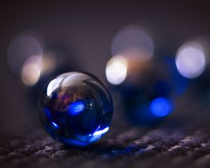 Preview wallpaper ball, glare, blur, bokeh