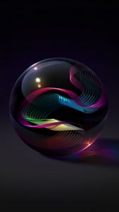 Preview wallpaper ball, glass, art, patterns