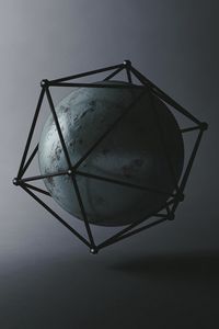 Preview wallpaper ball, icosahedron, shapes, geometry