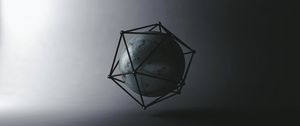 Preview wallpaper ball, icosahedron, shapes, geometry