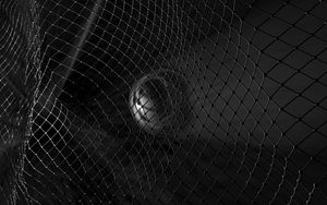 Preview wallpaper ball, mesh, bw, dark