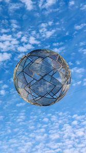 Preview wallpaper ball, net, sky, shape