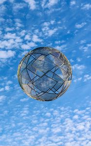 Preview wallpaper ball, net, sky, shape