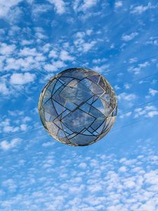 Preview wallpaper ball, net, sky, shape