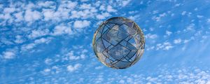 Preview wallpaper ball, net, sky, shape