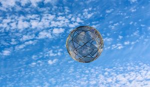 Preview wallpaper ball, net, sky, shape