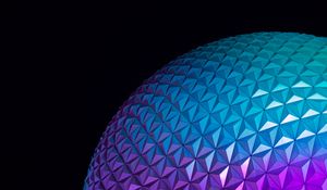 Preview wallpaper ball, pattern, shape, gradient