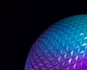Preview wallpaper ball, pattern, shape, gradient