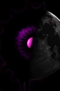 Preview wallpaper ball, planet, core, dark