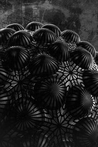 Preview wallpaper ball, relief, 3d, black