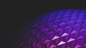 Preview wallpaper ball, relief, gradient, architecture, light, dark