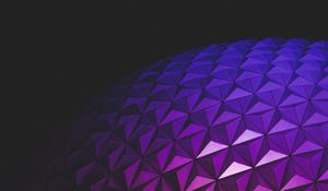 Preview wallpaper ball, relief, gradient, architecture, light, dark