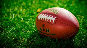 Preview wallpaper ball, rugby, american football, football, lawn