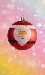 Preview wallpaper ball, santa claus, toy, new year