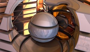 Preview wallpaper ball, shape, immersion