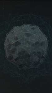 Preview wallpaper ball, shape, surface, mesh