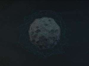 Preview wallpaper ball, shape, surface, mesh