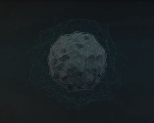 Preview wallpaper ball, shape, surface, mesh