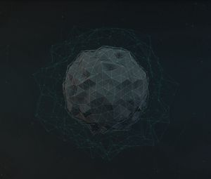 Preview wallpaper ball, shape, surface, mesh