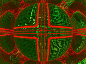 Preview wallpaper ball, shapes, volume, abstraction, bright