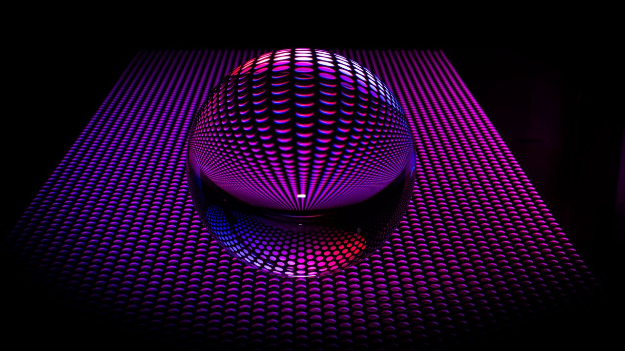 Wallpaper ball, sphere, circles, shape