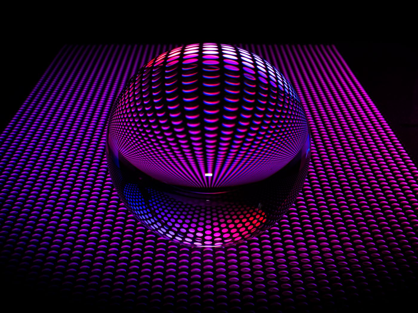 Download wallpaper 1400x1050 ball, sphere, circles, shape standard 4:3 ...