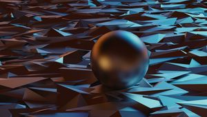 Preview wallpaper ball, sphere, shape, space