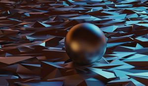 Preview wallpaper ball, sphere, shape, space