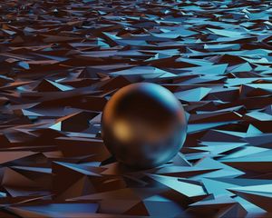 Preview wallpaper ball, sphere, shape, space