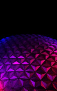 Preview wallpaper ball, surface, relief, gradient, purple