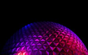 Preview wallpaper ball, surface, relief, gradient, purple