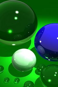 Preview wallpaper ball, variety, glass, transparent, surface, colorful