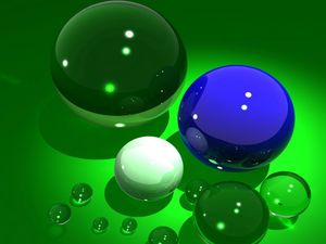 Preview wallpaper ball, variety, glass, transparent, surface, colorful