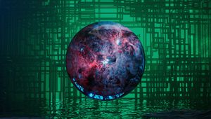 Preview wallpaper ball, wanderer, fantasy, glare, art