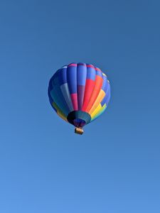 Preview wallpaper balloon, colorful, sky, flight