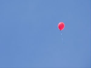 Preview wallpaper balloon, flight, lonely, sky