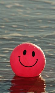 Preview wallpaper balloon, smile, smiley, happy, water