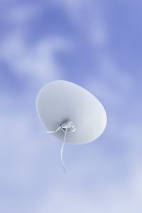 Preview wallpaper balloon, white, sky, clouds, flight