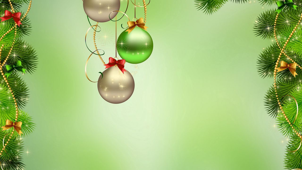 Wallpaper christmas ornament, new year, christmas, balls hd, picture, image